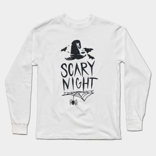 Scary Night Long Sleeve T-Shirt